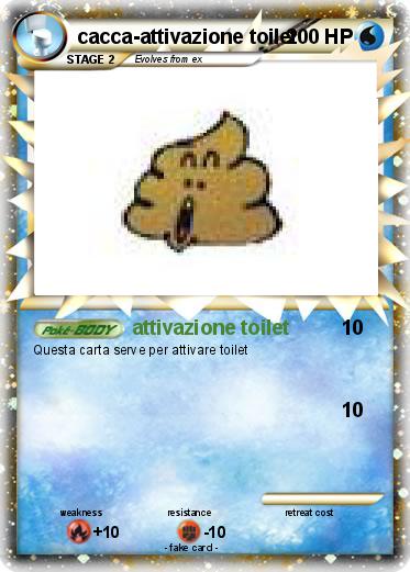 Pokemon cacca-attivazione toilet