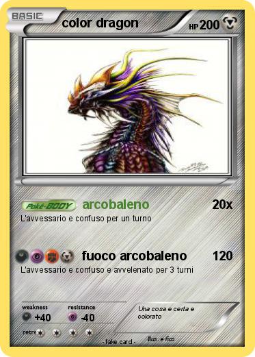 Pokemon color dragon