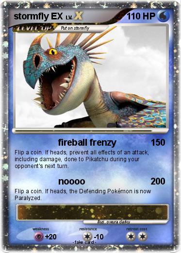 Pokemon stormfly EX