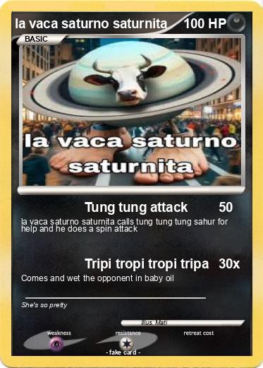 Pokemon la vaca saturno saturnita