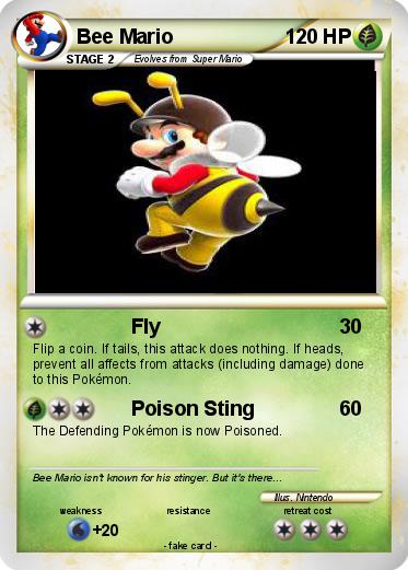 Pokemon Bee Mario