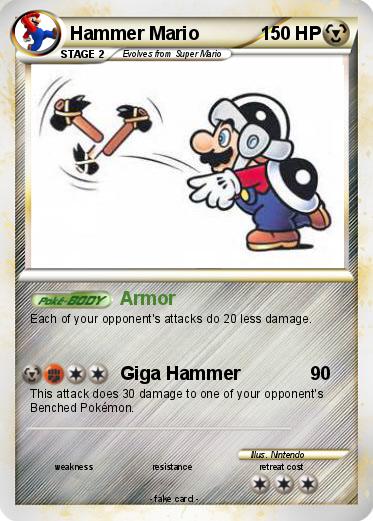 Pokemon Hammer Mario