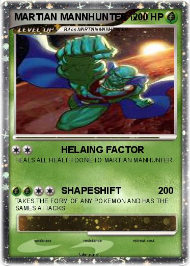 Pokemon MARTIAN MANNHUNTER