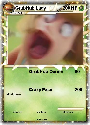 Pokemon GrubHub Lady