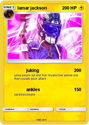 Pokemon lamar jackson
