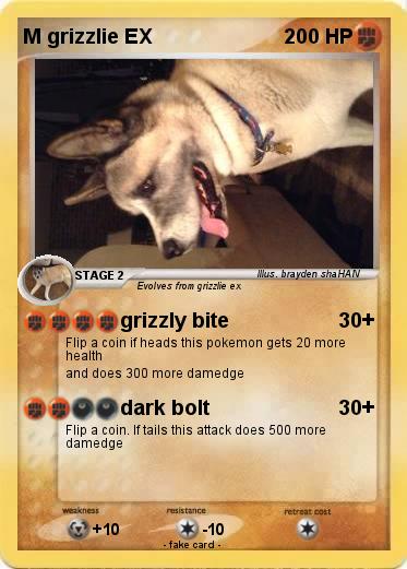 Pokemon M grizzlie EX