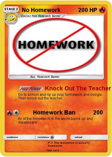 Pokemon No Homework