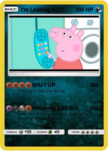 Pokemon I'm Leaking AOT!