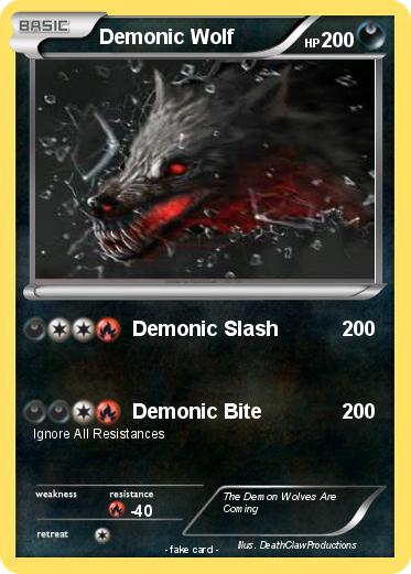 Pokemon Demonic Wolf