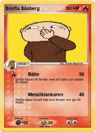 Pokemon Snofla Såsberg