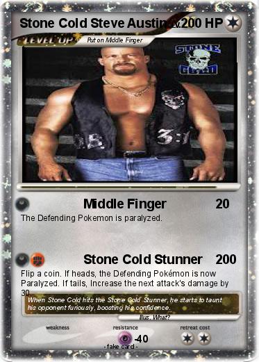 Pokemon Stone Cold Steve Austin