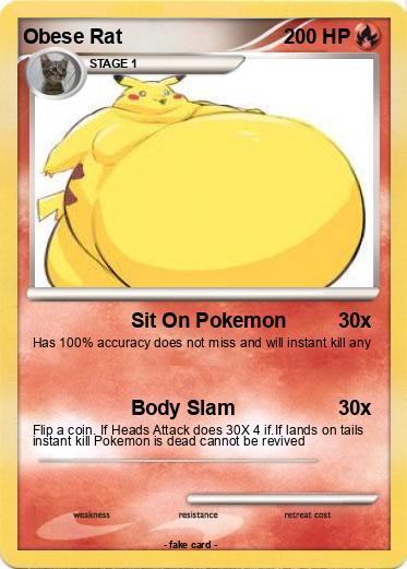 Pokemon Obese Rat