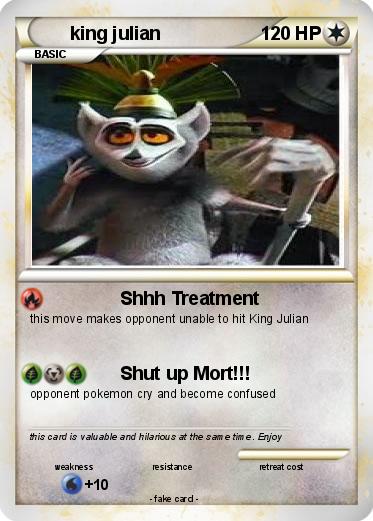 Pokemon king julian