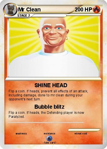 Pokemon Mr Clean