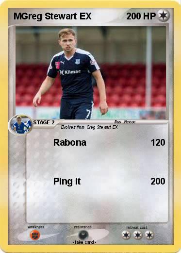 Pokemon MGreg Stewart EX