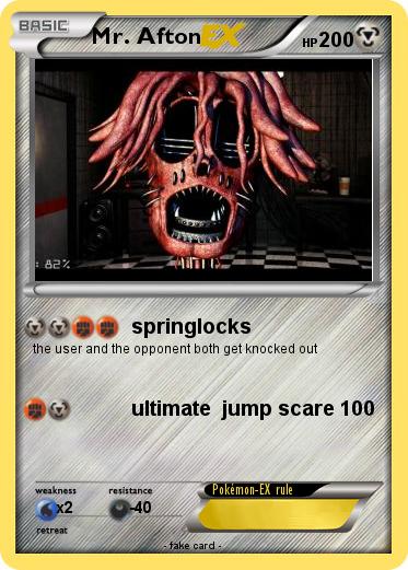 Pokemon Mr. Afton