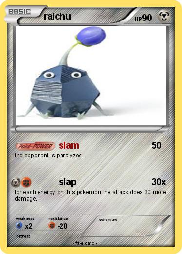 Pokemon raichu