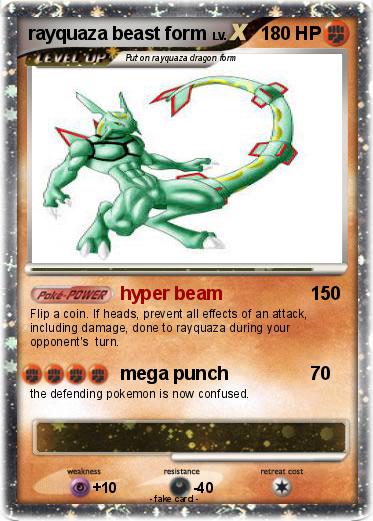 Pokemon rayquaza beast form