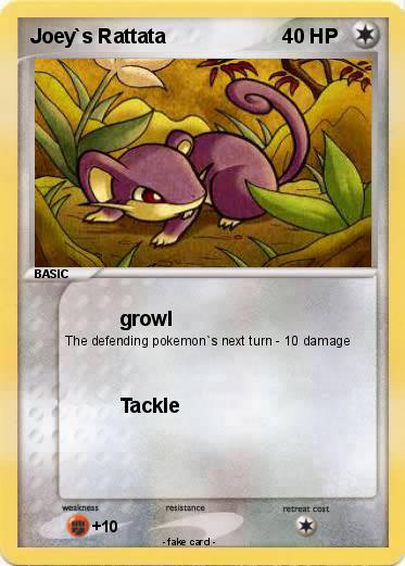 Pokemon Joey`s Rattata