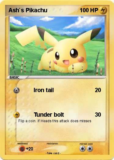 Pokemon Ash`s Pikachu