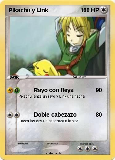 Pokemon Pikachu y Link