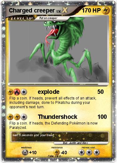 Pokemon Charged creeper