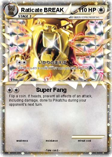 Pokemon Raticate BREAK
