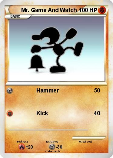 Pokemon Mr. Game And Watch