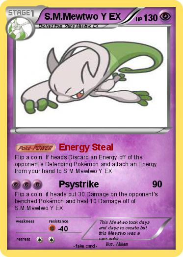 Pokemon S.M.Mewtwo Y EX