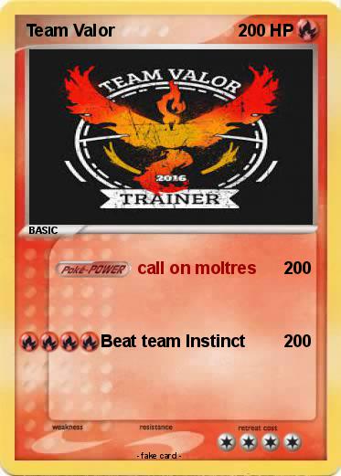 Pokemon Team Valor