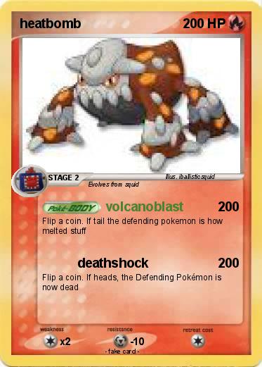 Pokemon heatbomb