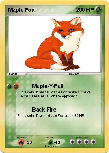 Pokemon Maple Fox