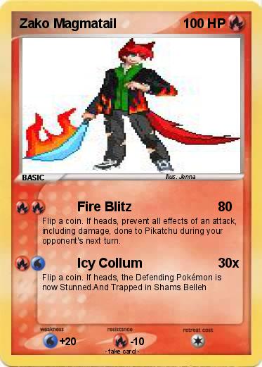 Pokemon Zako Magmatail