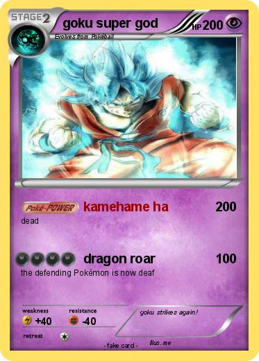 Pokemon goku super god