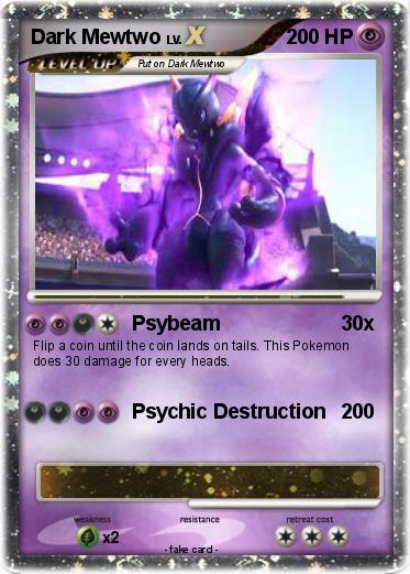 Pokemon Dark Mewtwo