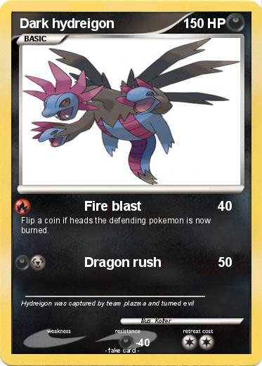 Pokemon Dark hydreigon