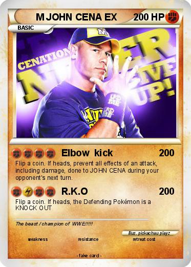 Pokemon M JOHN CENA EX