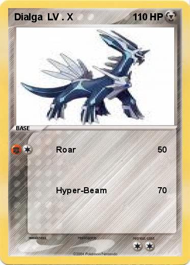 Pokemon Dialga  LV . X