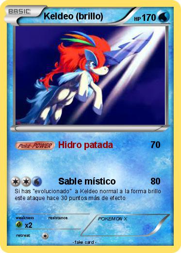 Pokemon Keldeo (brillo)
