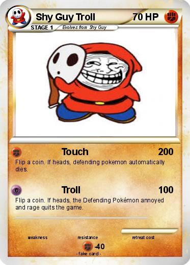 Pokemon Shy Guy Troll