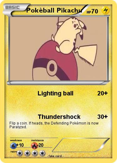 Pokemon Pokèball Pikachu