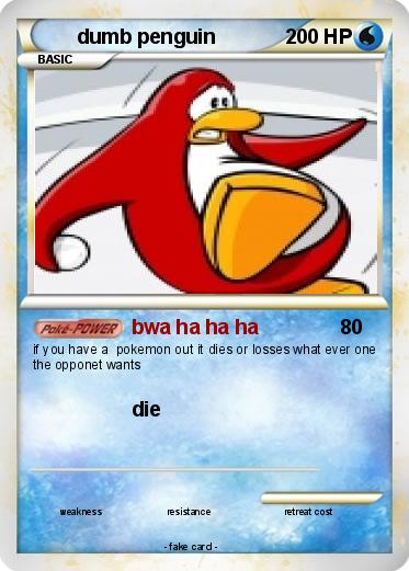 Pokemon dumb penguin