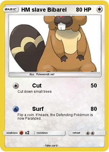Pokemon HM slave Bibarel
