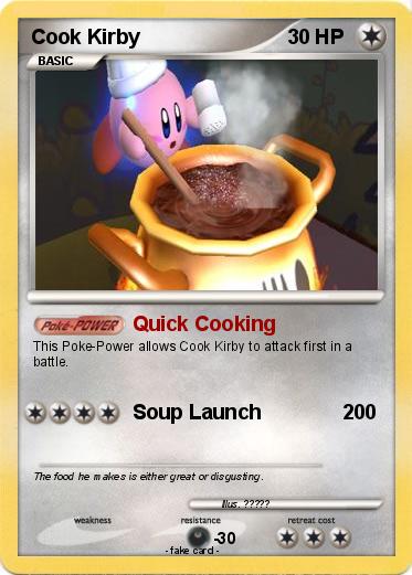 Pokemon Cook Kirby