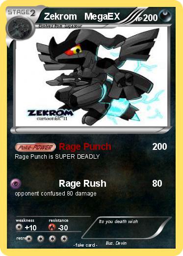 Pokemon Zekrom   MegaEX
