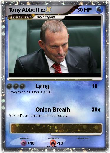 Pokemon Tony Abbott