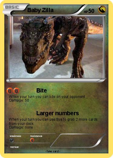 Pokemon Baby Zilla