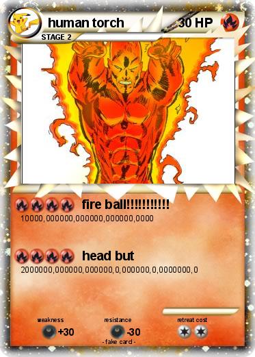 Pokemon human torch