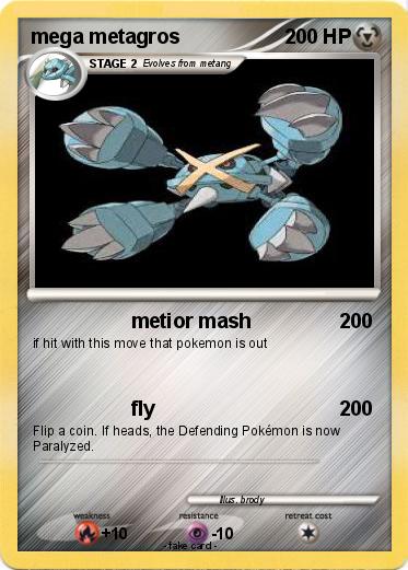 Pokemon mega metagros