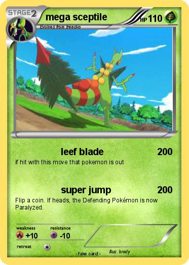 Pokemon mega sceptile